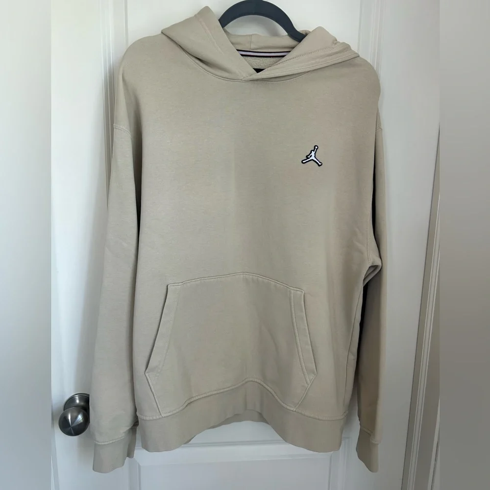 Jordan Men’s Tan Hoodie With Logo